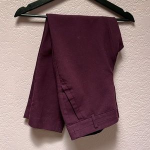 LOFT Capris-Wool Blend-Burgundy